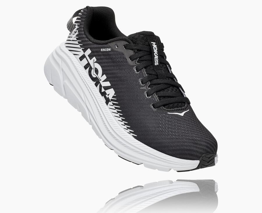 Hoka One One Tenisky Damske Čierne/Biele - Rincon 2 - 84516-LGFB